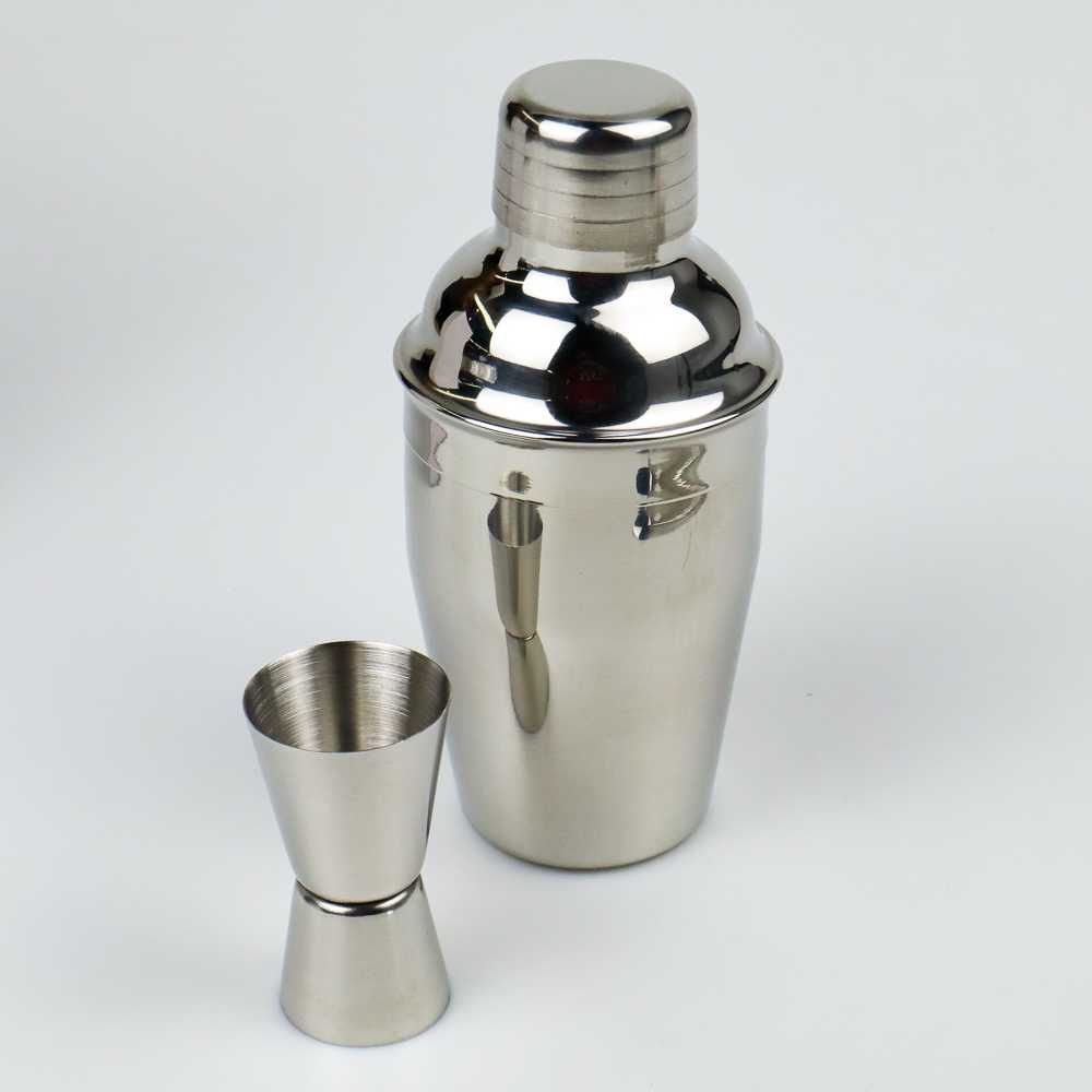 TD-AI04 One Two Cups Bartender Drink Bar Set Shaker Stainless 5in1 AY8837