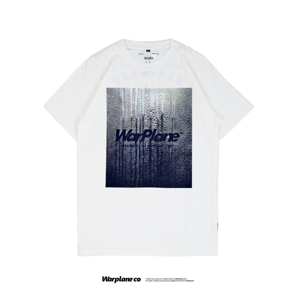 Wrpln TSHIRT - GLASS White /Kaos Dewasa/Kaos Pria / Kaos Warplane