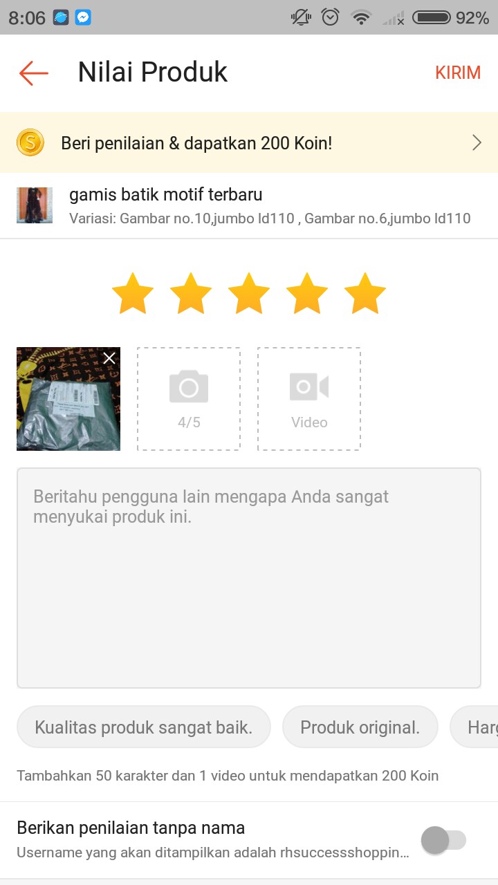 Gamis Batik Motif Terbaru