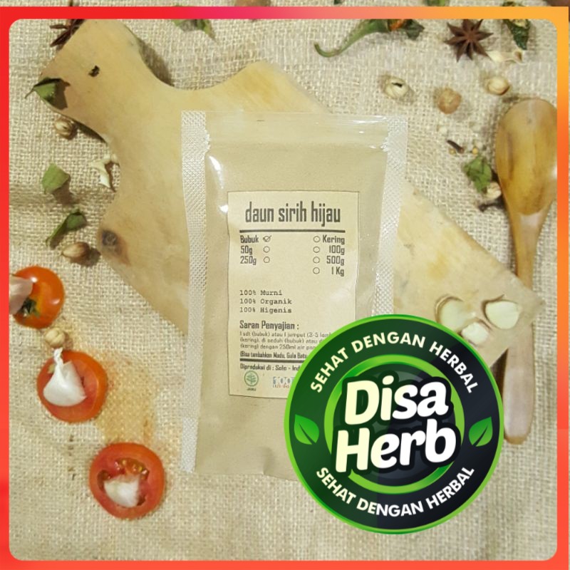 

DAUN SIRIH HIJAU BUBUK 1000 GRAM / 1 KG - Piper Betle - MURNI - JSR - REMPAH - PREMIUM QUALITY