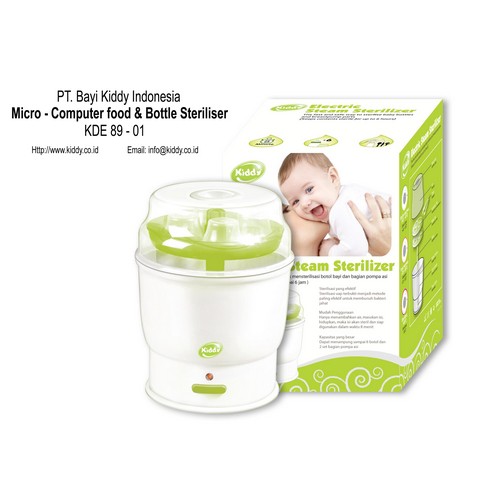 Kiddy Bottle Steamer And Warmer/ Penghangat Susu Dan Steril Botol / 8901 (No Packaging)