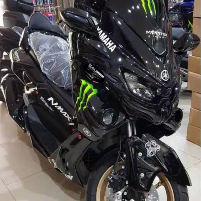 Paket full set NMAX MONSTER BLACK PREDATOR CUSTOM