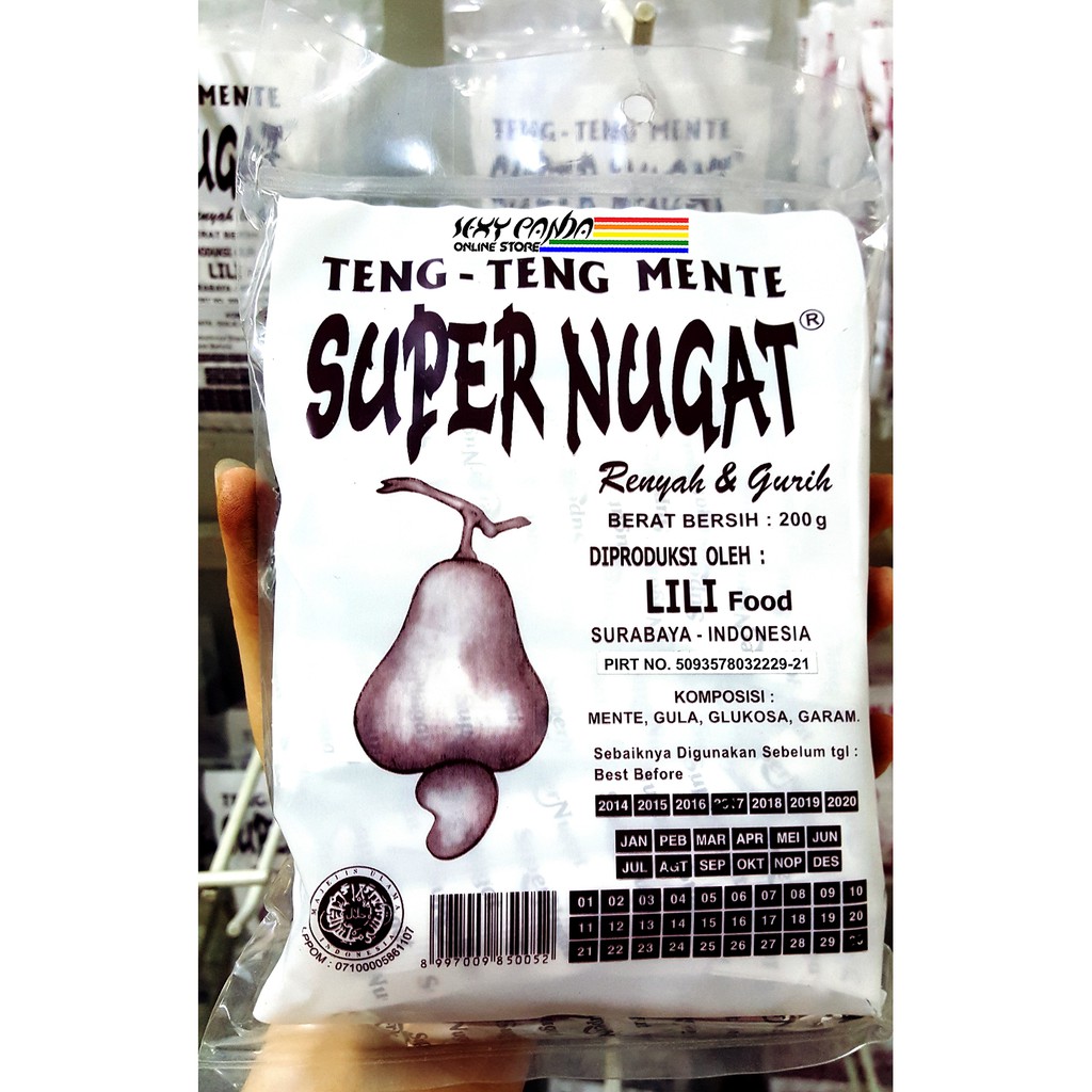 

Teng Teng Ting Ting Mede Mente Mete Super Nugat Nougat LILI FOOD Plastik