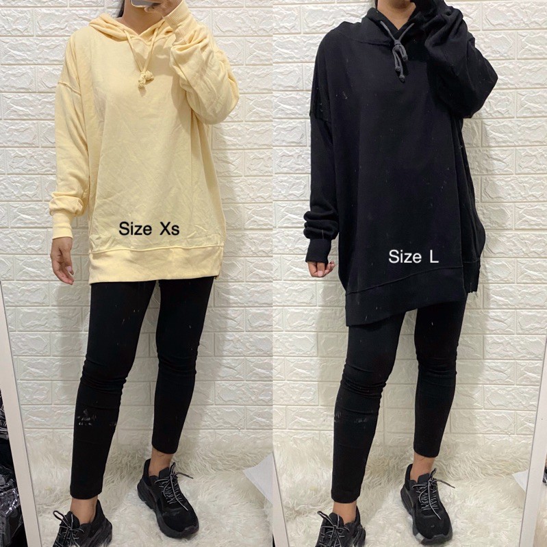 Hoodie Wanita Oversize Sweater Tunic by SO