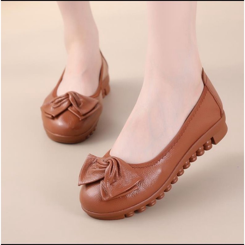 Sepatu kulit wanita / sepatu clarks wanita ulir  / clarks radial ulir