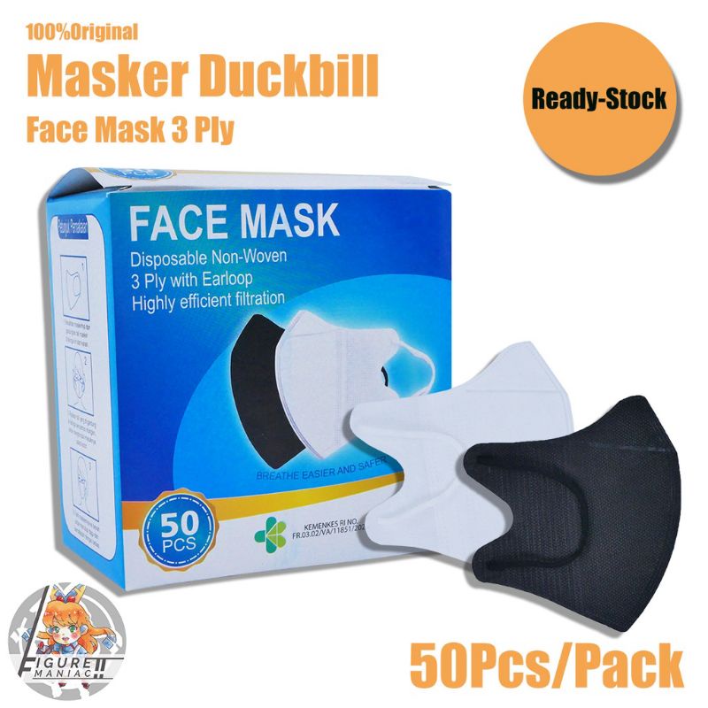 Masker duckbil Alkindo 4ply 50pcs