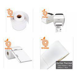 Kertas Thermal Print Tanpa Tinta 100mmx150mm Kertas Struk Paper Roll Receipt