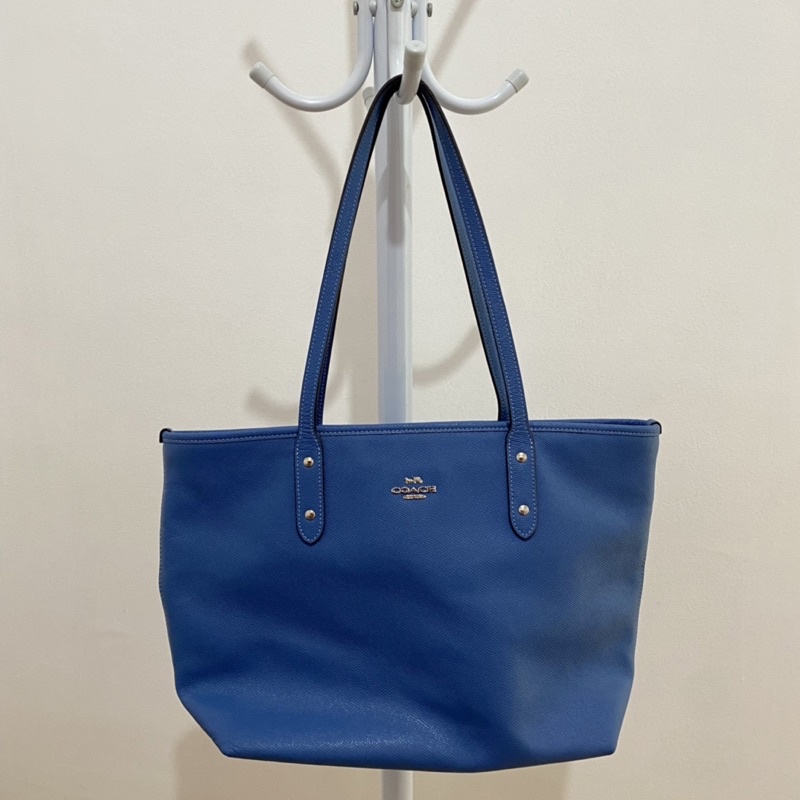PRELOVED COACH TOTE BAG/TAS BLUE