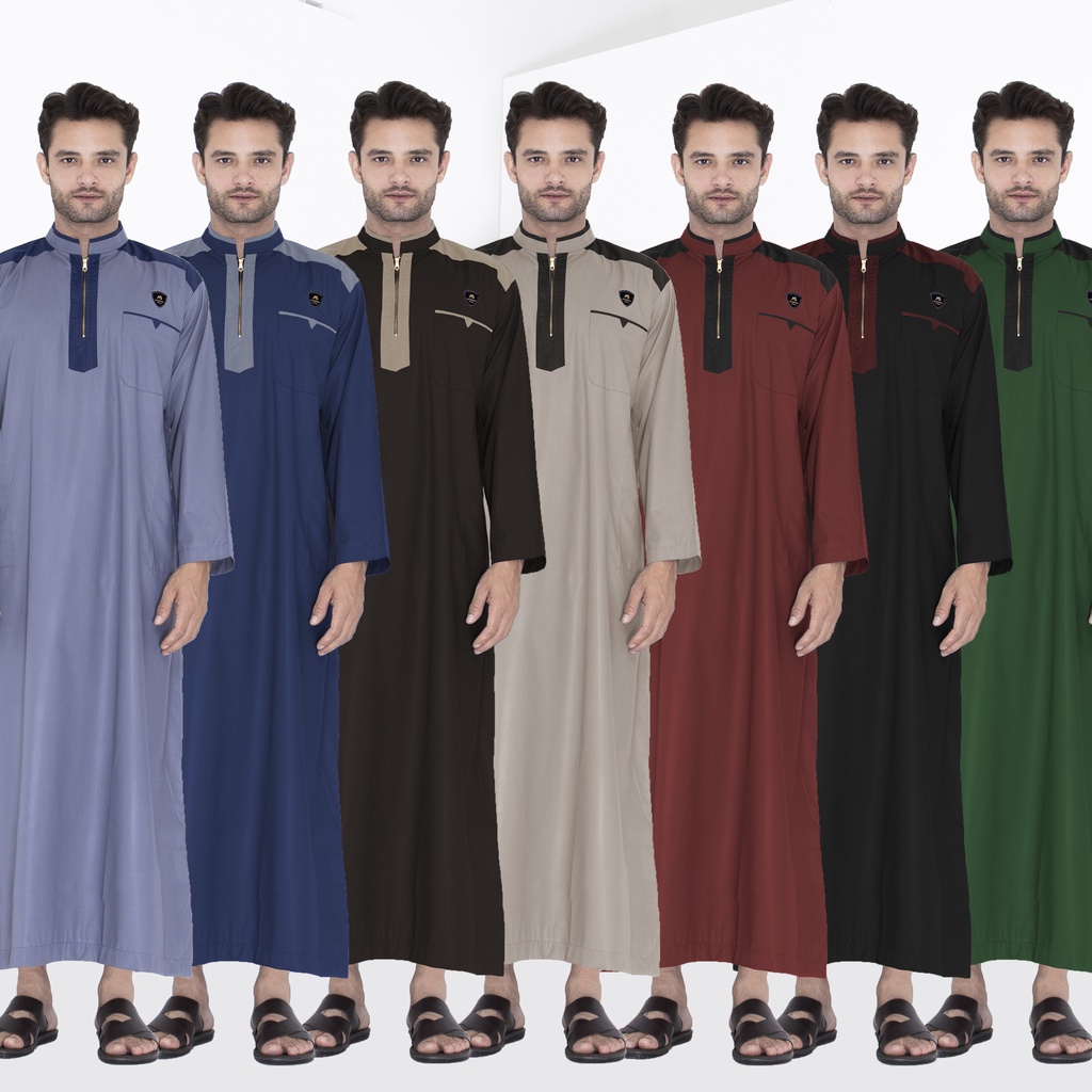 Jubah Pria Dewasa Premium Lengan Panjang Al-Jauhari Series Original Assuffah