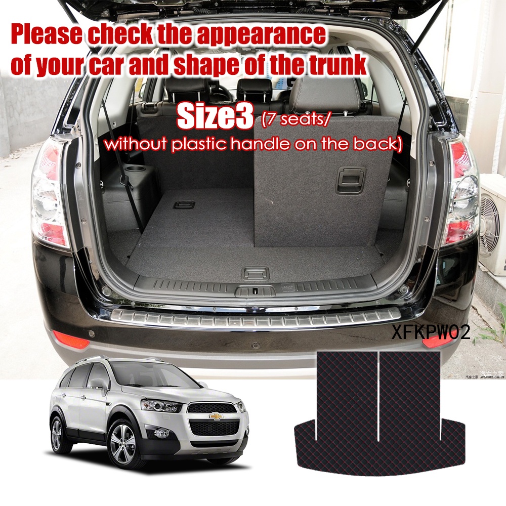 Matras Bagasi Mobil Bahan Kulit Untuk Chevrolet Captiva 7 Holden 2011 2012 2013 2014-2018