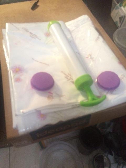 Wenbo Vacuum Bag Plastik Tebal Vakum Storage Bag 2pcs Size.m+1 Pompa