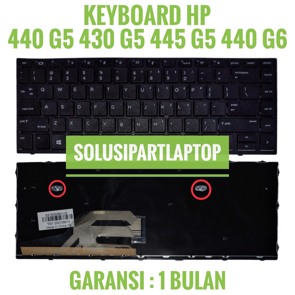 Keyboard HP Probook 440 G5 430 G5 445 G5 440 Frame