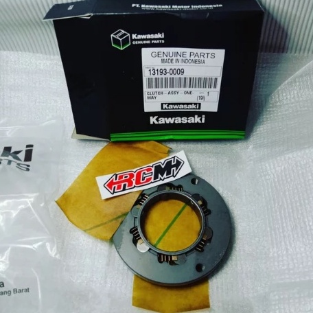 CLUTCH ASSY ONE WAY RUMAH STATER ONEWAY KLX150 KLX 150 BF ORI ORIGINAL KAWASAKI KGP ASLI 13193-0009