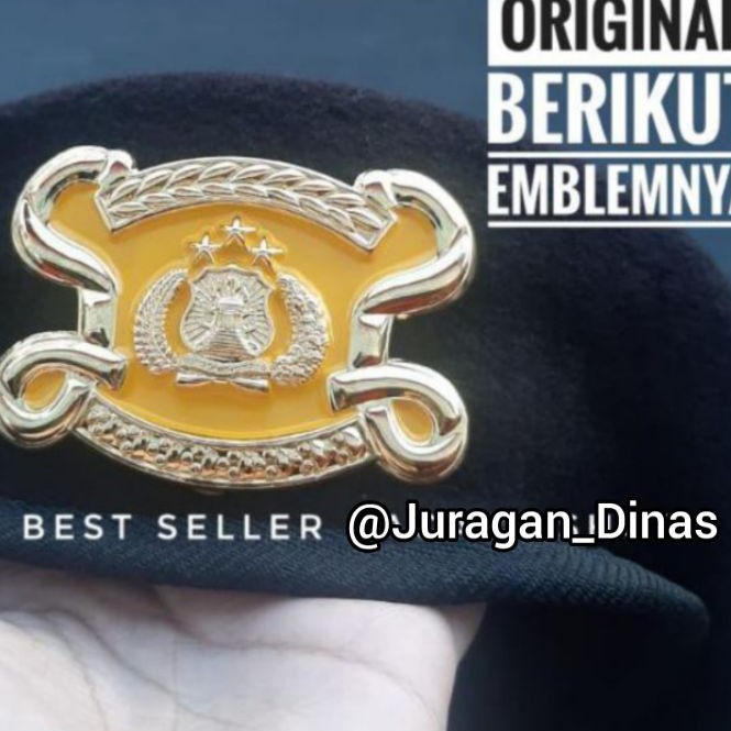 BARET SABHARA + EMBLEM JATAH ORI