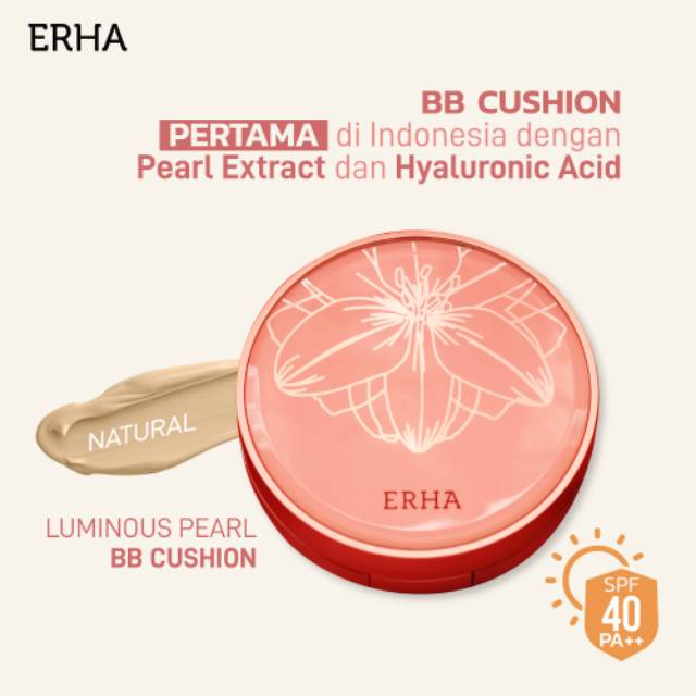 ERHA Luminous Pearl BB Cushion Ivory Natural 15gr