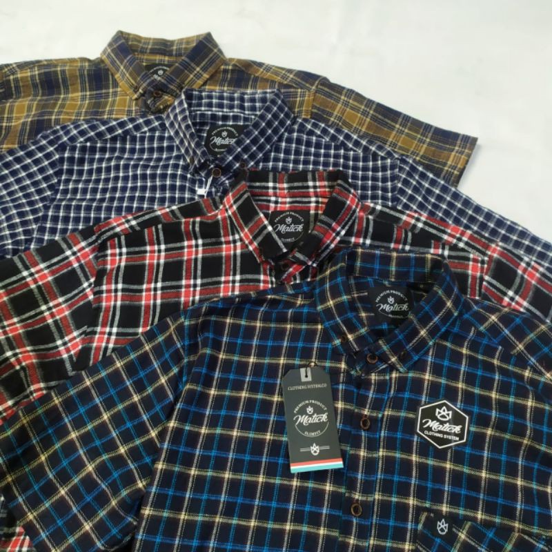 Kemeja Flanel Pendek Original Matick