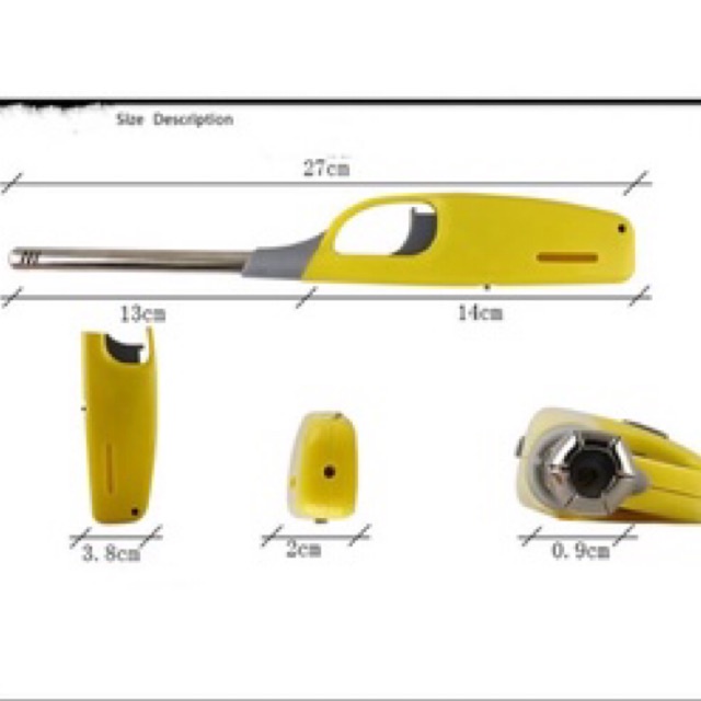 Korek Api Gas Panjang / Pemantik Api Panjang Untuk Kompor Gas, Camping dan Kegunaan Lainnya