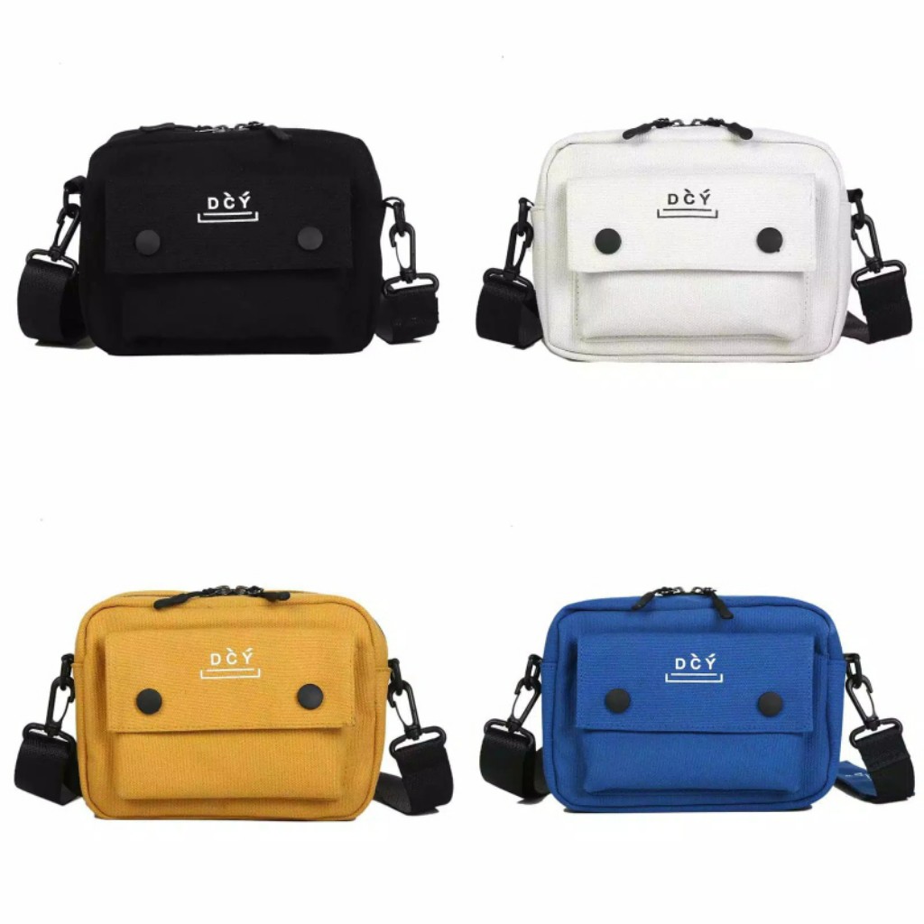 ARVINA_STORE2 - SLING BAG UNISEX DCY / TAS SELEMPANG MINI PRIA WANITA TERBARU MURAH KOREA STYLE