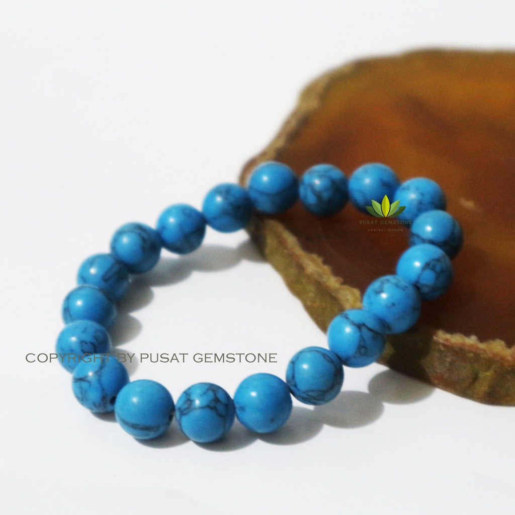 GELANG BATU PIRUS TURQUOISE NATURAL