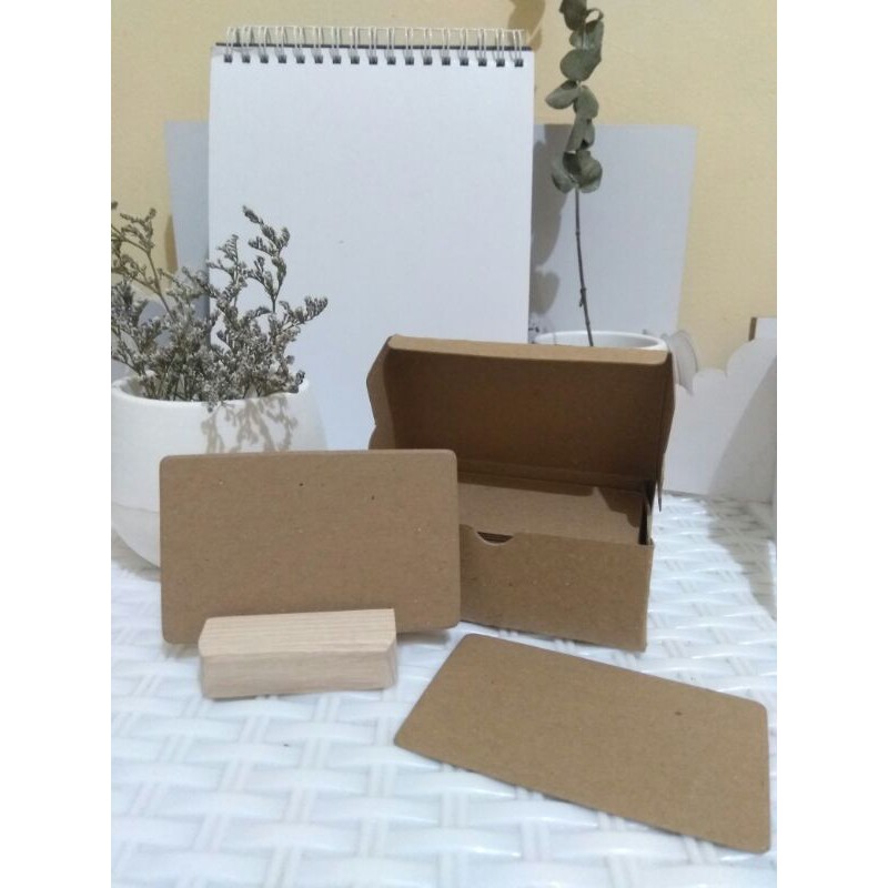 

Blank card / kartu polos | kraft vintage rustic | TANPA MINIMAL ORDER