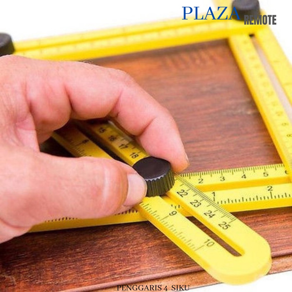 

PENGGARIS SIKU LIPAT 4 SISI PENGUKUR SUDUT ADJUSTABLE MULTIFUNGSI
