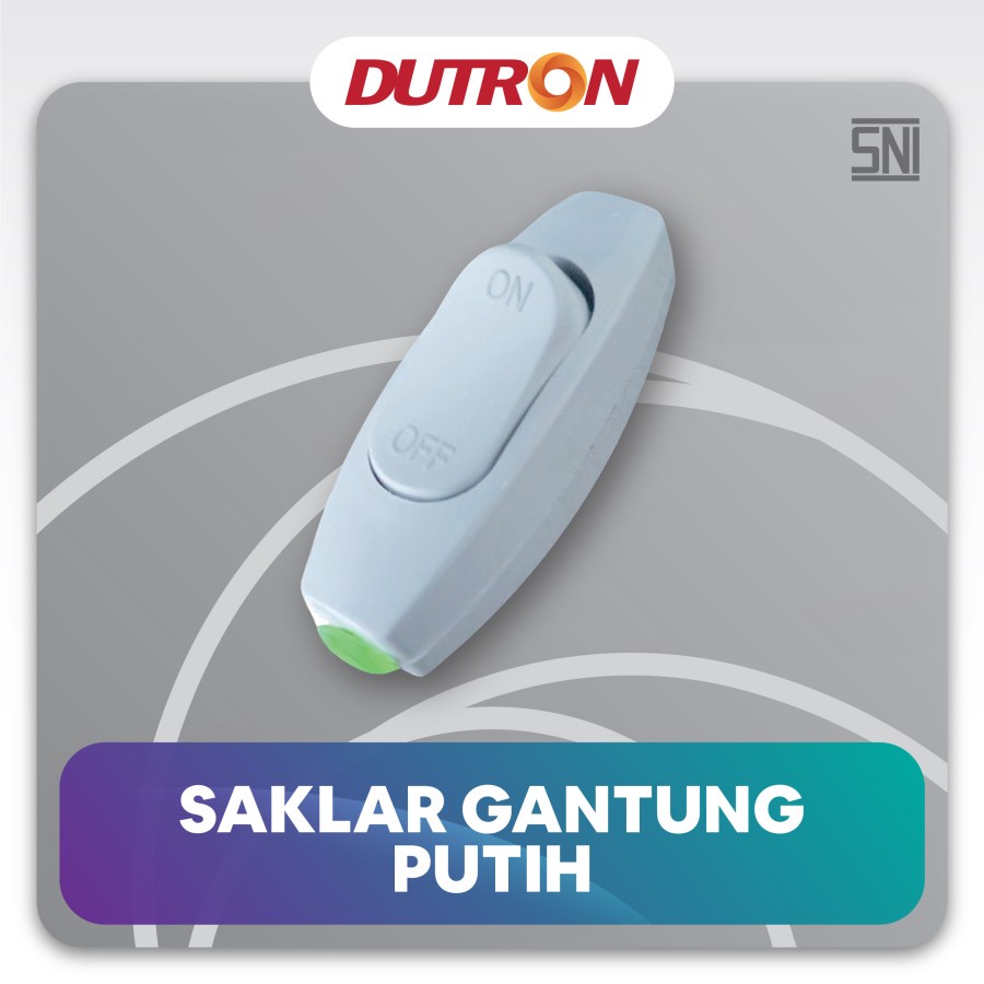 Saklar Gantung ON OFF DUTRON SNI Sakelar Gantung DUTRON HITAM PUTIH