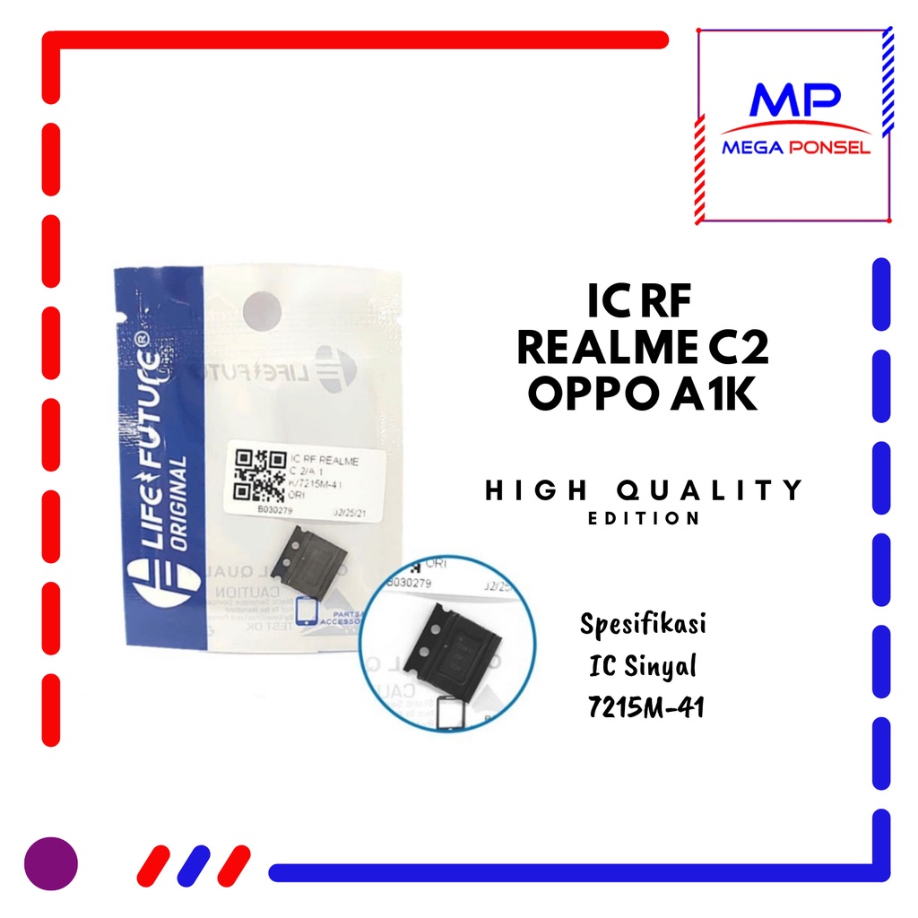 IC RF Realme C2 / IC RF Oppo A1k 7215M-41 - Parts Kompatible Dengan Produk Oppo