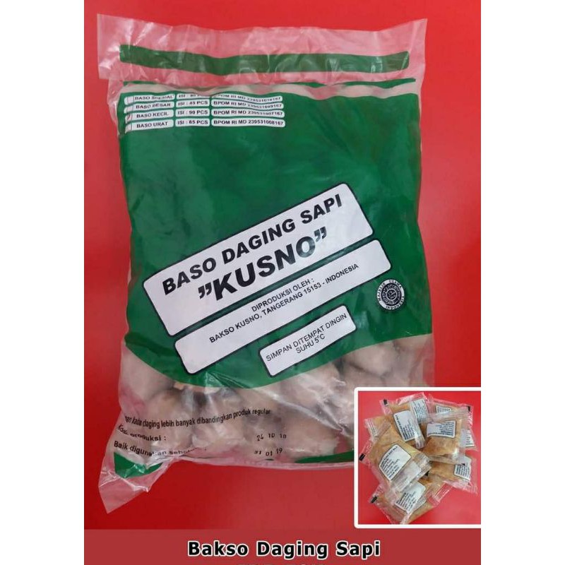 

BAKSO KUSNO HALUS 100% ASLI & HALAL ISI 90PCS