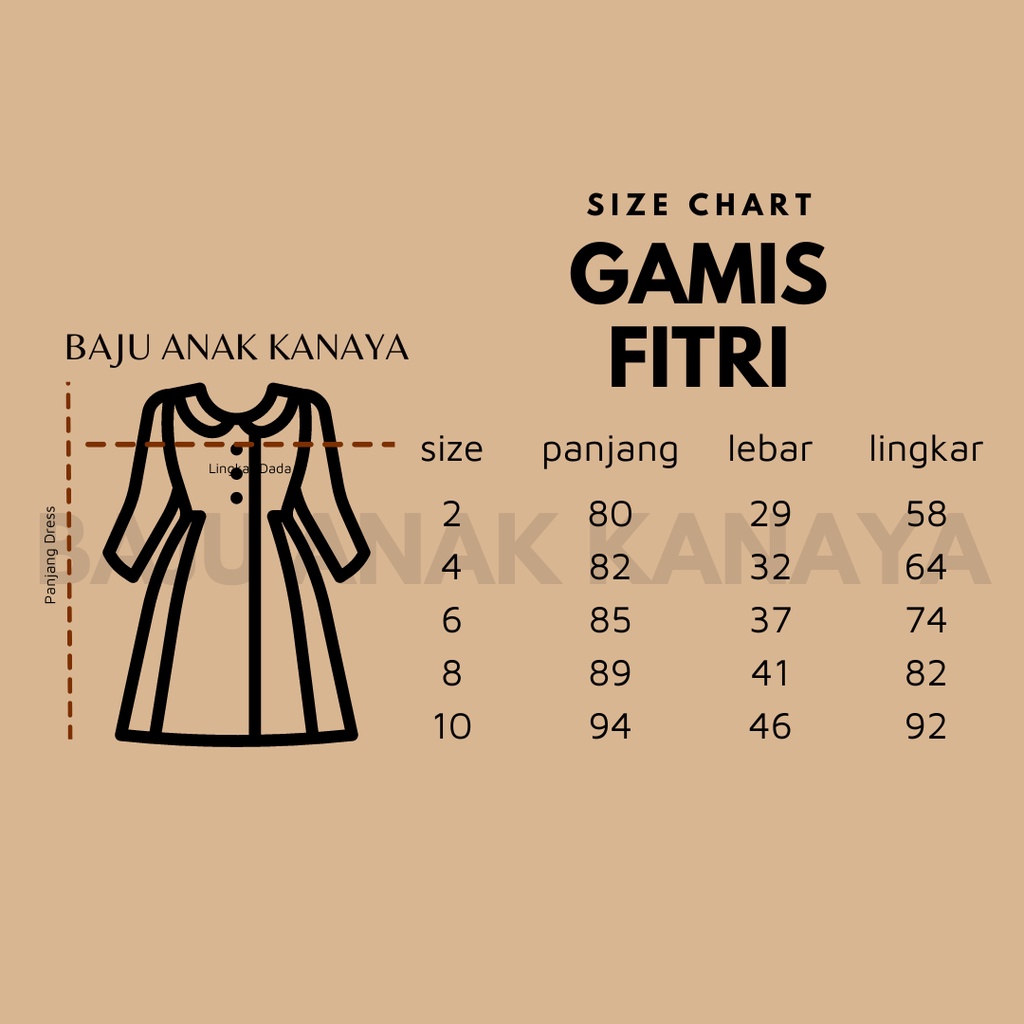 4-8TH GAMIS ANAK FITRI LONG DRESS ANAK PEREMPUAN GAMIS ANAK PEREMPUAN