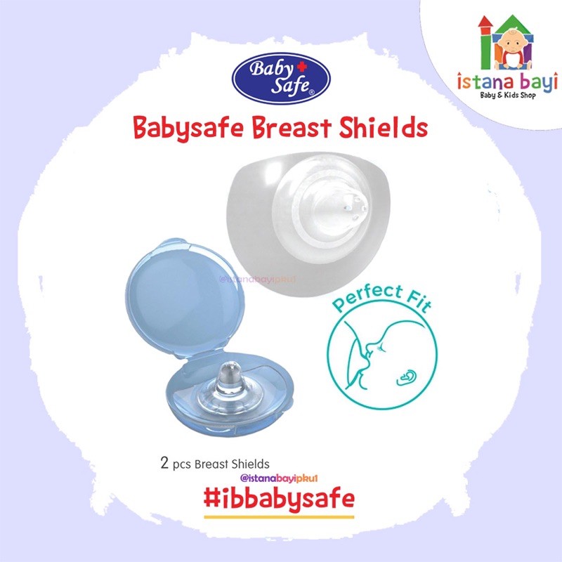 Baby safe Nipple Shield BPM04 - Puting sambung/pelindung puting