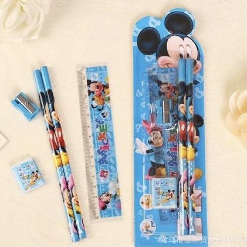 Alat Tulis Stationary Set Anak Karakter Lucu Murah