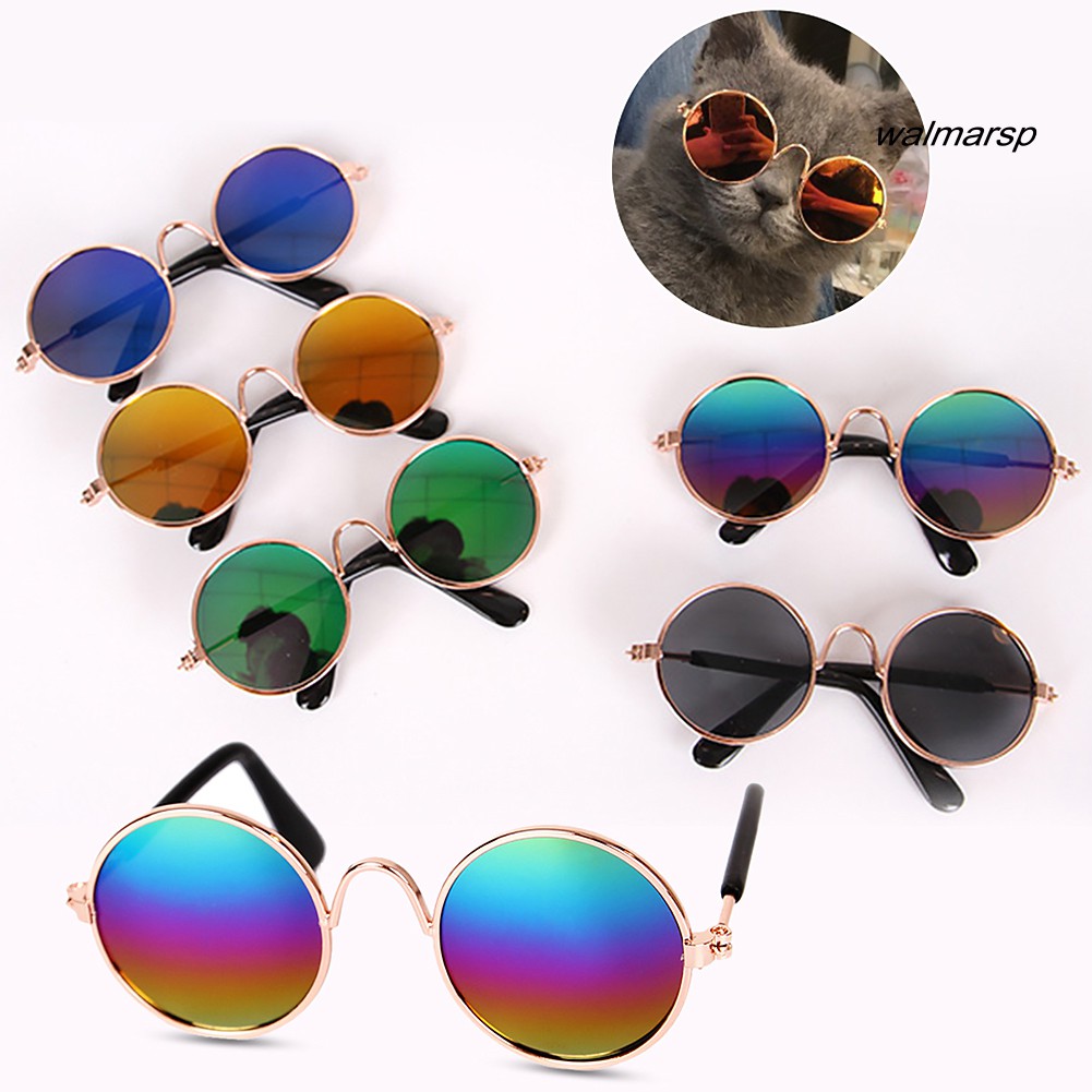 [Wal] Pet Cats Dog Glasses Sunglasses Eyewear Protection Photos Props Accessories