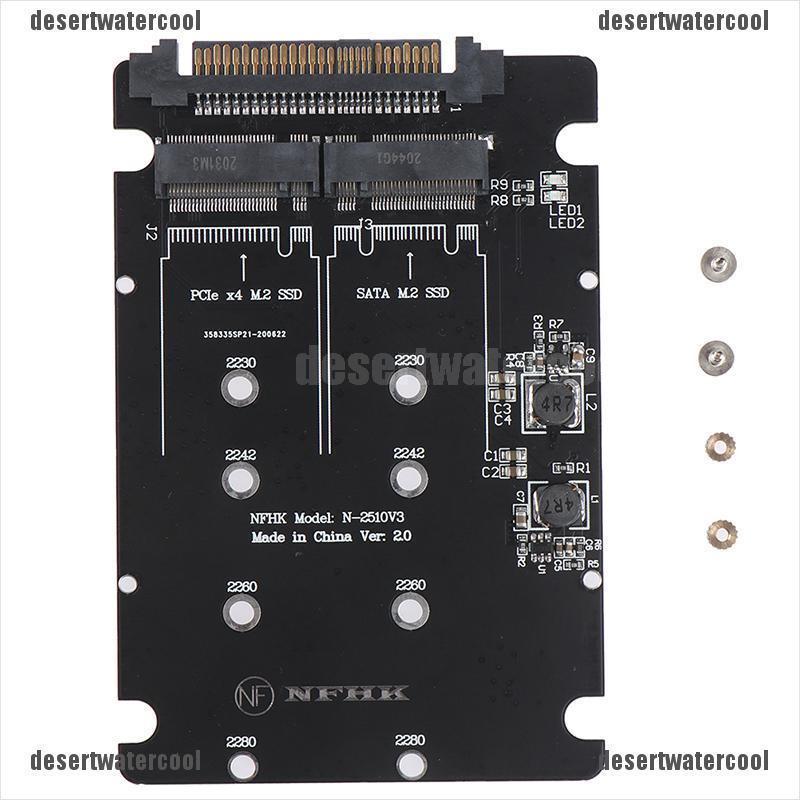 Deid Adapter Konverter SATA M.2 SSD Ke 2.5 &quot;SATA NVMe M.2 NGFF SSD Ke SFF-8639