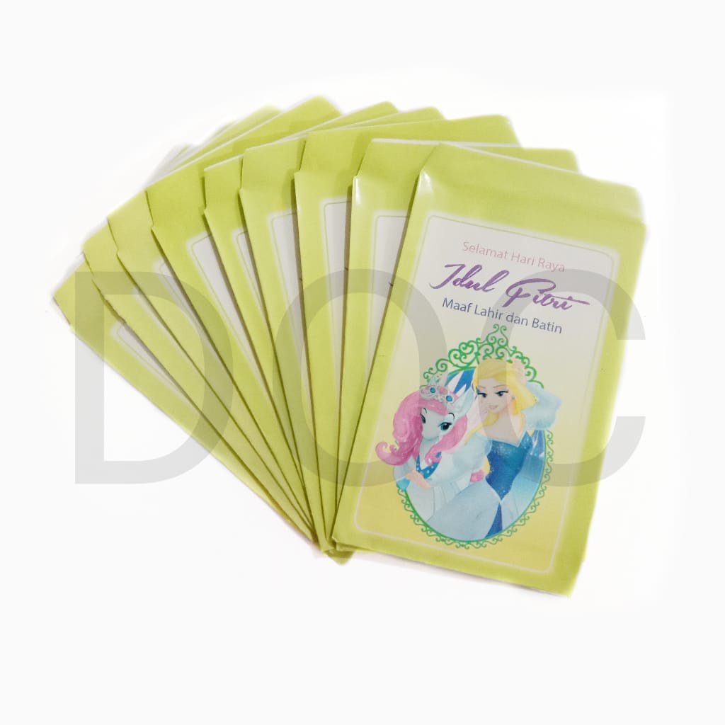 Amplop Lebaran Kecil 1 Pack Isi 10pcs Karakter Lucu