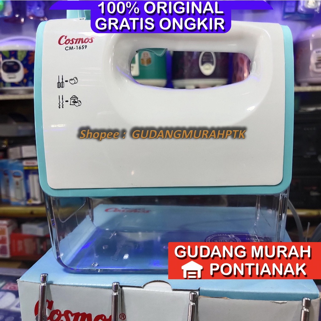 COSMOS MIXER CM1659 / CM 1659 / CM-1659 (HAND MIXER) GARANSI RESMI