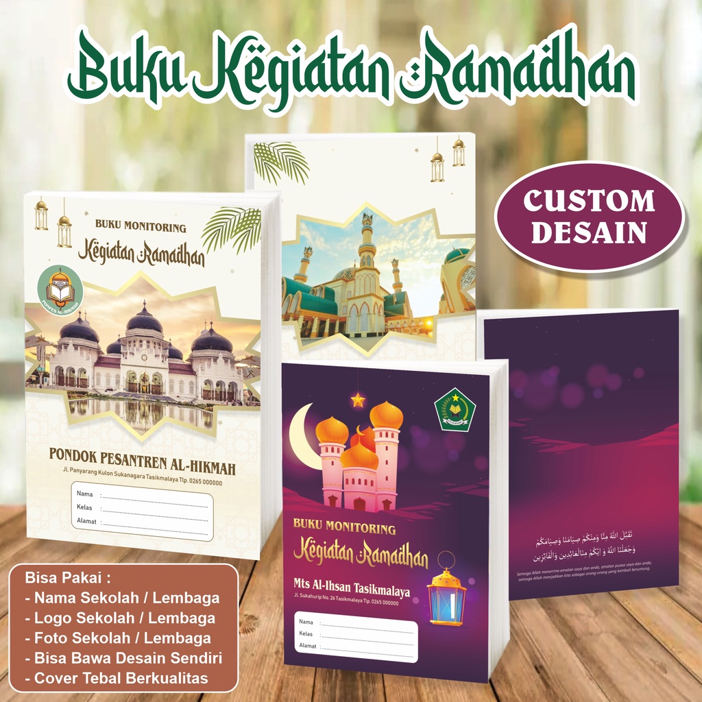 Jual Buku Ramadhan | Buku Kegiatan Ramadhan | Custom Buku Kegiatan