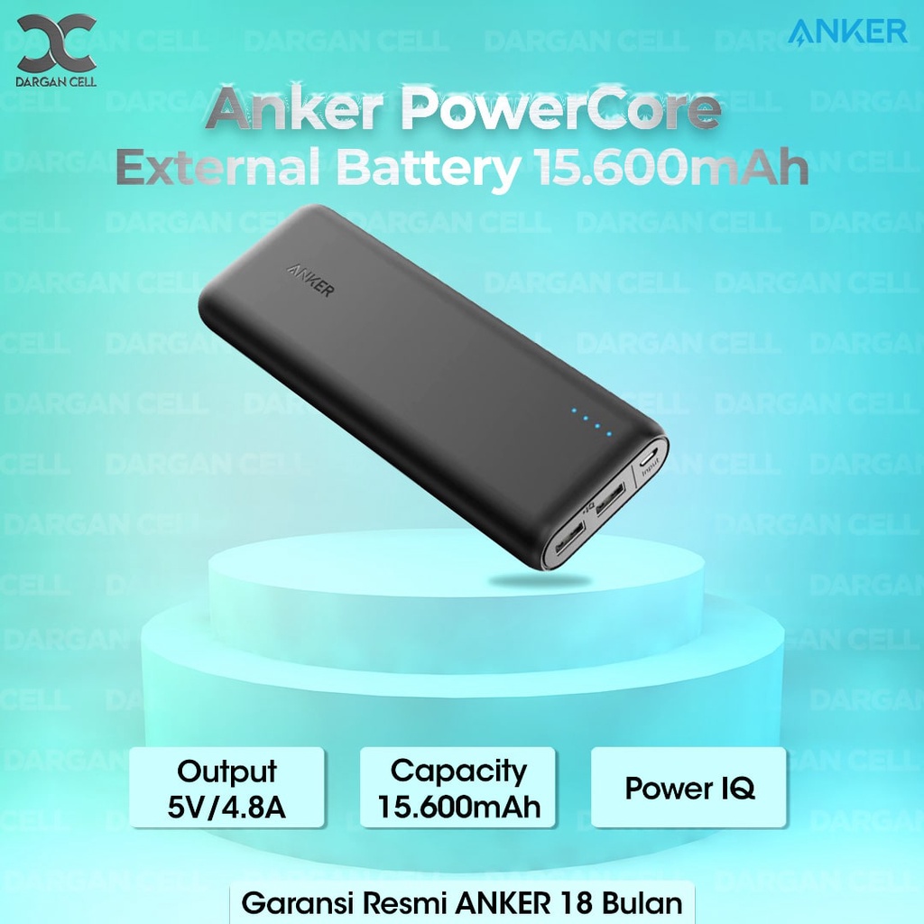 ANKER POWERCORE EXTERNAL BATTERY 15600MAH POWER BANK