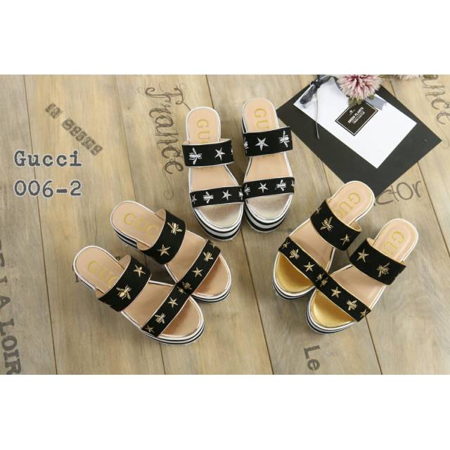 Guci Wedges Velvet #006 - 2 RM Crossover