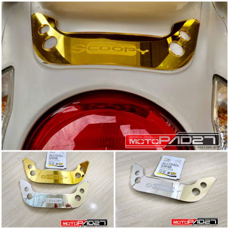 Motopad27 Garnish New Scoopy Cover Laci Kiri Honda New Scoopy 2021 2022 2023