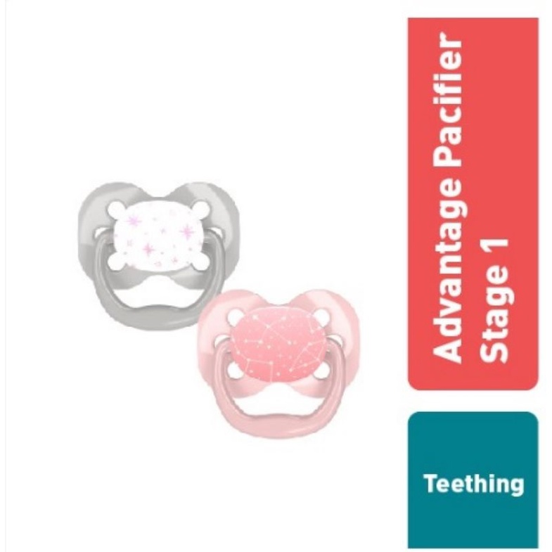 Dr.Brown's Advantage Pacifier Stage 1 (0-6 Months) Isi 2/Empeng/Dot