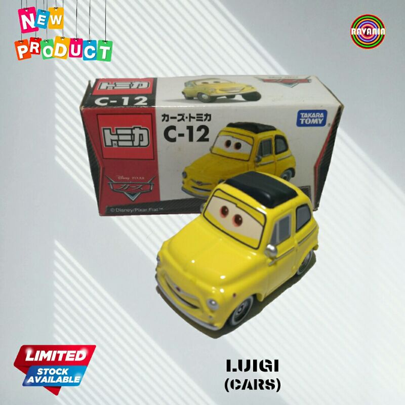 C-12 - Luigi (Cars Movie) - Miniatur Mobil Mainan / Diecast Tomica