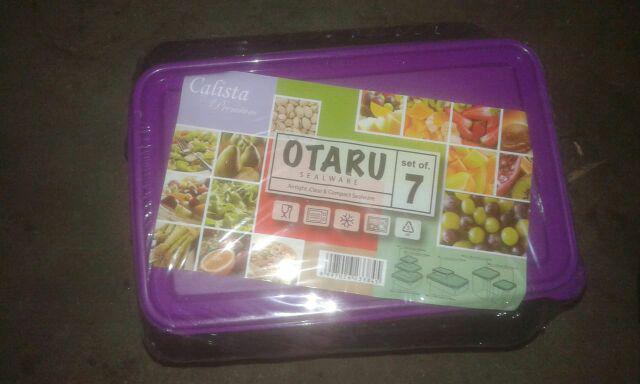 Calista Otaru Sealware 14 Pcs / Toples Makanan Bpa Free [gratis Kardus]