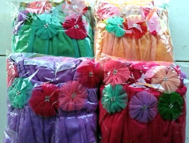 Dress tutu tille anak perempuan. Rok tutu bunga