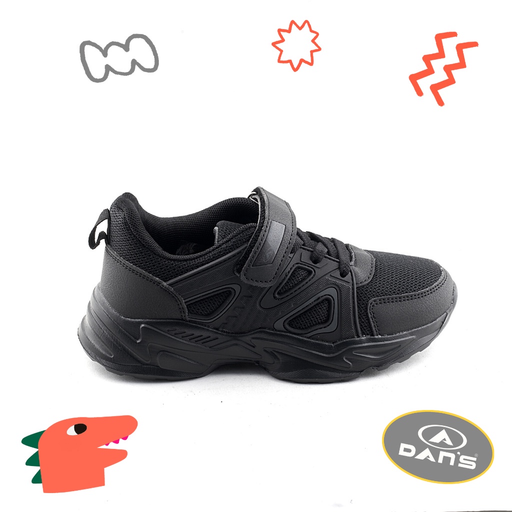 Dans Robson Sepatu Sneakers Anak Laki-Laki - All Black