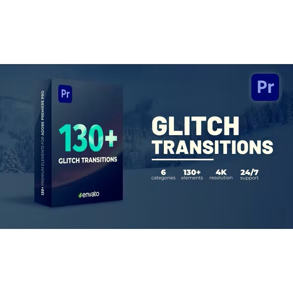 Glitch Transitions - Premiere Pro