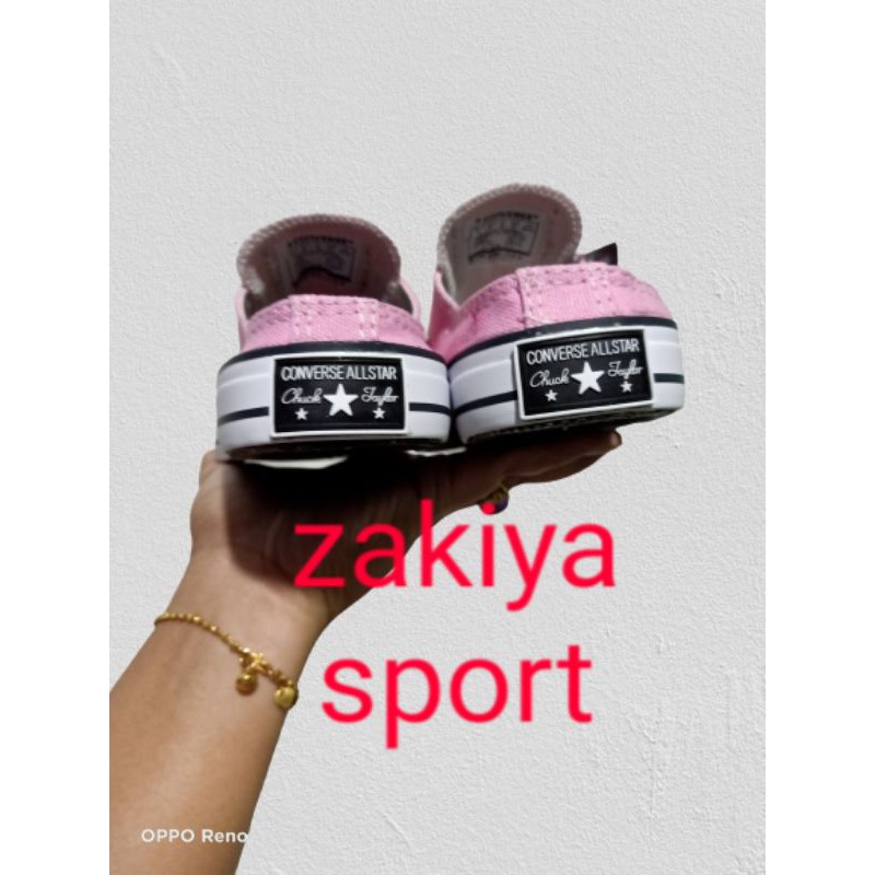 sepatu converse bustong (PINK) GRADE ORI