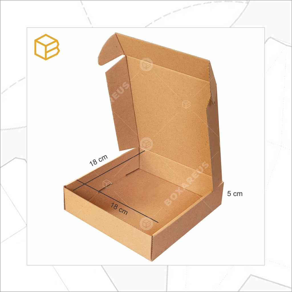 Dus Pizza Box Kotak Packing Corrugated | 18x18x5cm - PZ181805