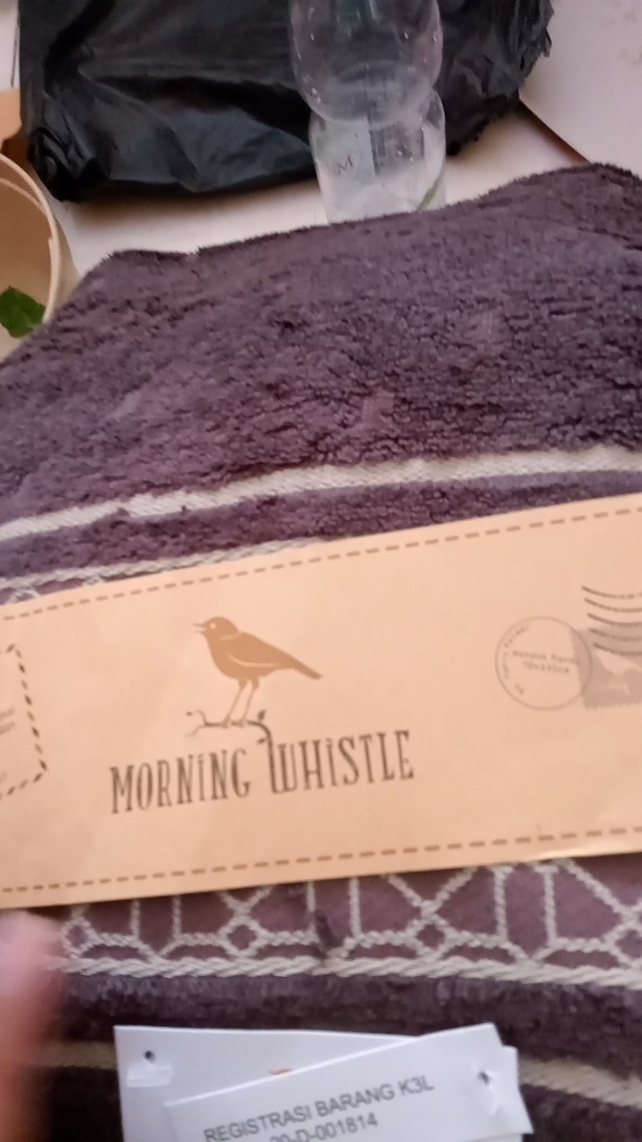 Rc Handuk Mandi Terry Palmer Morning Whistle  Serat Bamboo Jumbo Ukuran 70x140cm