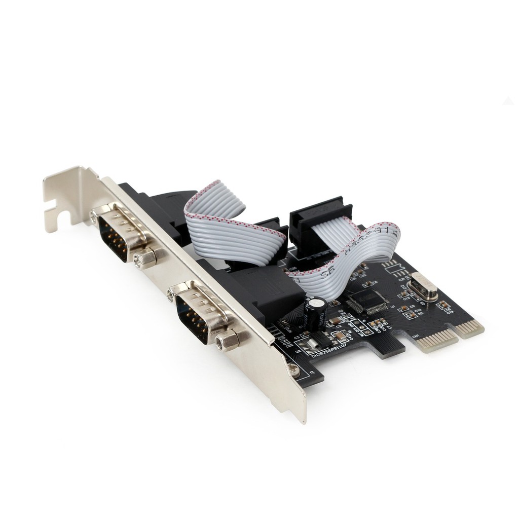 PCI Express x1 x16 Card Serial i/o PCI-E PCIE 2 Port DB-9 COM RS-232 DB9 RS232