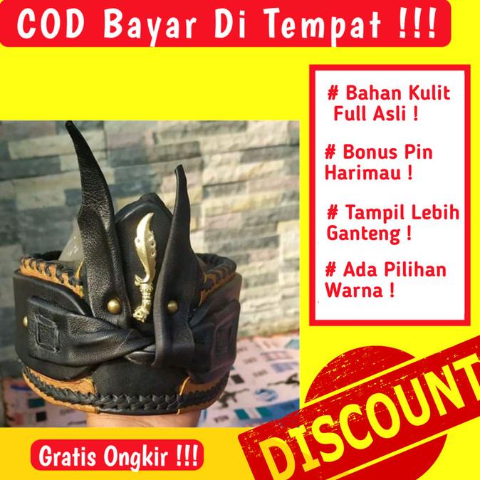 Promo Iket Sunda Kulit Asli Siliwangi Blangkon Totopong Ikat Udeng Sunda